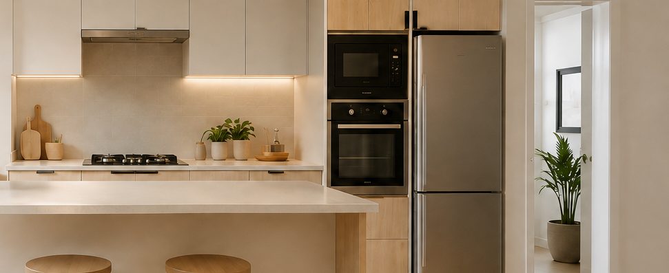 Cocina línea plana